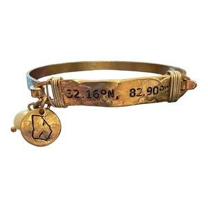 Georgia Coordinates Charm Bracelet wPearl Accent Hook closure NWOT J10
